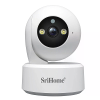 SriHome SH064 4K 8MP Binnenlandse Beveiligingscamera 3x Digitale Zoom PTZ AI Autotracking Menselijke Kleur Nachtzicht Tw