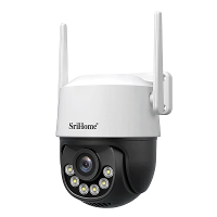 SriHome SH072 8MP 4K 3X Zoom Beveiligingscamera Outdoor PTZ Dual Band WiFi 2.4G/5G Nachtzicht 2 Weg Audio Mensdetectie I