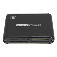 Ssk Scrm025 All In One Aluminium Alloy Usb 2.0 Cf Sd Tf Ms M2 Xd Card Reader