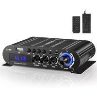 ST 839 2.1CH Mini Bluetooth Stereo Versterker RMS 25Wx2+40W Subwoofer Uitgang USB/AUX/RCA Ingang Home Audio Ontvanger vo