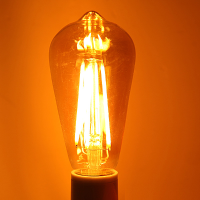 St64 E27 8w Warm White Cob Led Long Filament Retro Edison Bulbs 85 265v