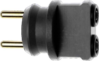 Stã¤ubli A Netz/slk 4 Veiligheids Stekkeradapter Randaarde Stekker   Bus 4 Mm Grijs 1 Stuks
