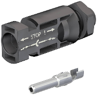 Stäubli 32.0077P0001 UR PV ADSP4 S2/2,5 Zwart Inhoud: 1 stuk(s)