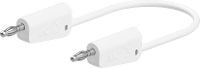 Stäubli 64.1030 05029 // LK 4N F10 Meetsnoer 50 cm Wit 1 stuk(s)