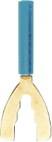 Stäubli B4 I/K BL Meetadapter Kabelschoen   Bus 4 mm Blauw