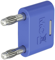 Stäubli KS 4N 19 Verbindingsstekker Geel Stift Ø: 4 mm Penafstand: 19 mm 1 stuk(s)