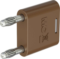 Stäubli KS2 4N 19 Verbindingsstekker Bruin Stift Ø: 4 mm Penafstand: 19 mm 1 stuk(s)