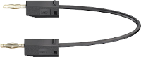 Stäubli LK205 Meetsnoer Banaanstekker 2 mm Banaanstekker 2 mm 0.60 M Zwart 1 stuk(s)