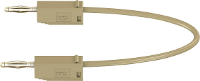 Stäubli LK205 Meetsnoer Banaanstekker 2 mm Banaanstekker 2 mm 30.00 Cm Bruin 1 stuk(s)