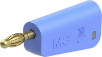 Stäubli LM 4A 39 Lamellenstekker Stekker Stift Ø: 4 mm Blauw 1 stuk(s)