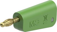 Stäubli LM 4A 39 Lamellenstekker Stekker Stift Ø: 4 mm Groen 1 stuk(s)