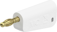 Stäubli LQ 4A 39 Laboratoriumstekker Stekker Stift Ø: 4 mm Wit 1 stuk(s)