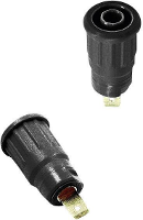 Stäubli SEB4 F Veiligheids labconnector, female Bus, inbouw Groen 1 stuk(s)
