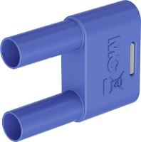 Stäubli SKS 4N 19 Verbindingsstekker Blauw Stift Ø: 4 mm Penafstand: 19 mm 1 stuk(s)