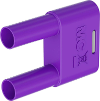 Stäubli SKS 4N 19 Verbindingsstekker Violet Stift Ø: 4 mm Penafstand: 19 mm 1 stuk(s)