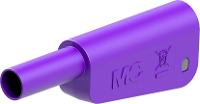 Stäubli SLM 4N 46 Veiligheids lamellenstekker Stekker Stift Ø: 4 mm Violet 1 stuk(s)