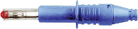 Stäubli X GL 438 Lamellenstekker Stekker, recht Stift Ø: 4 mm Blauw 1 stuk(s)