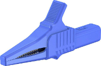 Stäubli XKK 1001 Veiligheids krokodilklem CAT II Blauw