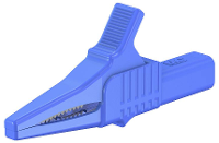 Stäubli XKK 1001 Veiligheids krokodilklem Steekaansluiting 4 mm CAT II 1000 V Blauw