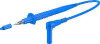 Stäubli XPF 484 Veiligheidsmeetsnoer 4mm veiligheidsstekker 4mm veiligheidsstekker 1.50 M Blauw 1 stuk(s)