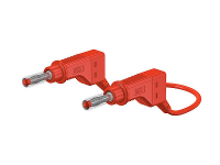 Stäubli XZG425/SIL Veiligheidsmeetsnoer Banaanstekker 4 mm Banaanstekker 4 mm 0.50 M Rood 1 stuk(s)