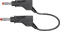 Stäubli XZG425/SIL Veiligheidsmeetsnoer Banaanstekker 4 mm Banaanstekker 4 mm 1.50 M Zwart 1 stuk(s)