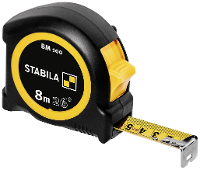 Stabila BM 100cm+inch 19580 Rolmaat 8 m ABS