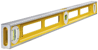 Stabila Type 83 S, 80 cm 2545 Metalen waterpas 80 cm 0.5 Mm/m