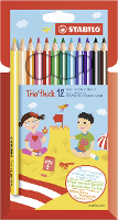 Kleurpotloden Stabilo Trio dik 12 stuks