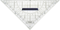 Staedtler Geodriehoek 568 35 Glas (helder) Lengte schijne zijde: 22 cm