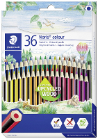 Staedtler Kleurpotlood Noris colour Zeshoek 185 CD36 Diverse kleuren 36 stuk(s)