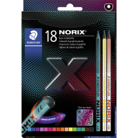 Staedtler Kleurpotlood NORIX Buntstift Set 100% PEFC 186 C18P 18 stuk(s)