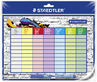 Staedtler Stundenplan Muurkalender Duits, Engels, Frans, Spaans 1 week per pagina 1 stuk(s)