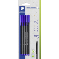 Staedtler triplus 334 3 BK4 Fineliner 0.3 Mm 4 stuk(s)