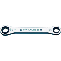 Stahlwille 25AN 1/2 X 9/16 RATSCHENRINGSCHLUESSEL 41563234 Dubbele ringsleutelratelset 1/2   9/16