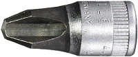 Stahlwille 44 P 4 SCHRAUBENDREHEREINSATZ 1/4 ZOLL 01290004 1/4 (6,3 mm) Schroevendraaierdop PH 4 1/4 (6.3 Mm)