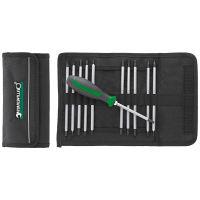 Stahlwille 4798 Omkeerbare schroevendraaierset 11 delig Plat, Kruiskop Phillips, Kruiskop Pozidriv, Inbus, Torx Werkplaats