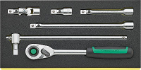 Stahlwille TCS 1/2 ZOLL 512/6 QR 96830362 Dopsleutelset