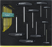 Stahlwille TCS 10769+10771/17 Haakse schroevendraaierset