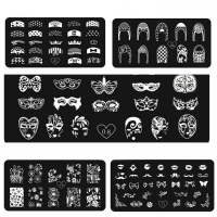 Stainless Diy Nail Art Image Stamping Plate Stamp Image Template
