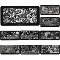 Stainless Nail Art Image Stamp Stamping Plates Manicure Template