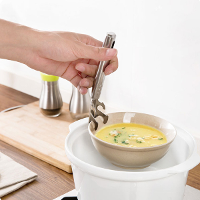 Stainless Steel Anti hot Bowl Clip Creative Gripper Clip For Bowl Pot Pan Picnic Kitchen Tools