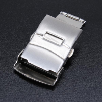 Stainless Steel Double Press Watch Butterfly Double Snap Button
