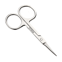 Stainless Steel Eyebrow Shear Trimming Scissors Makeup Tool