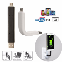Stand Bendable Lightning V8 Micro Usb Sync Data Charger Cable For Samsung S6 S5