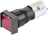 Standaard signaallamp zonder lamp Rood, Helder, Groen, Geel 9.65111.007/0000 RAFI 1 stuks