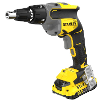 Stanley BRUSHLESS 18V V20 gipsplaatschroevendraaier set schroeftol