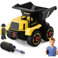 Stanley Junior Demonteerbare Kiepwagen met schroevendraaier Constructiespeelgoed