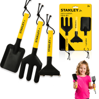 Stanley Junior Hand Tuingereedschap 3 delig SGH001 03 SY Garden Toolset 3 pc, schopje, vorkje, harkje, 3 jaar +