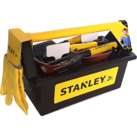 Stanley Junior Tuin gereedschapsset en gereedschapskist 9 delig SGH013 SY Garden Tool Set + toolbox, 3 jaar +